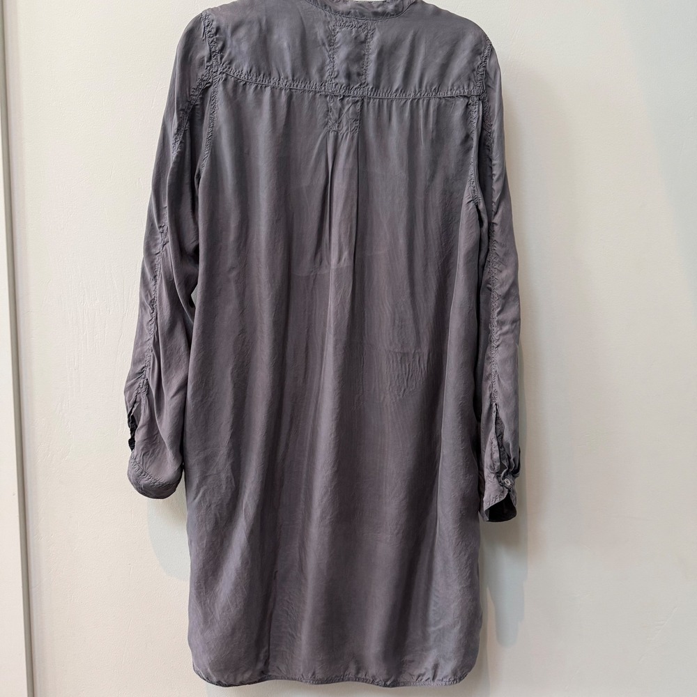 Johnny Was Pete & Greta Tunic Dress Women Size S Gray Cupro Lagom Boho Lagenlook - Picture 4 of 9